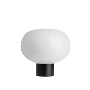BORDLAMPE 4169 SMALL HVIT M. SORT SOKKEL