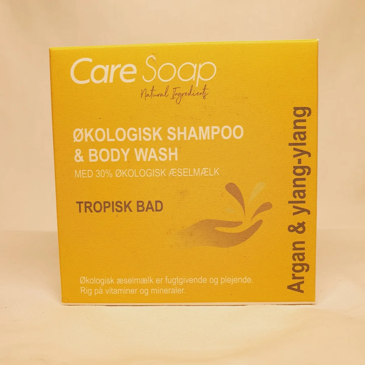 Plastfri sjampobar laget av økologiske ingredienser fra CareSoap