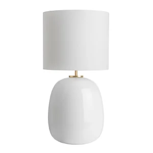 Austra Bordlampe Hvit 35*30 Hvit skjerm